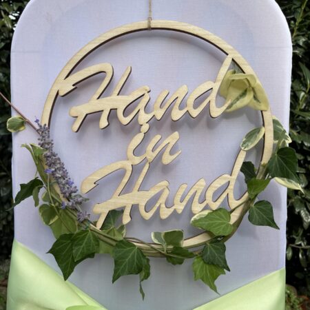 Stuhlschilder Hand in Hand ein Leben lang – Bild 3