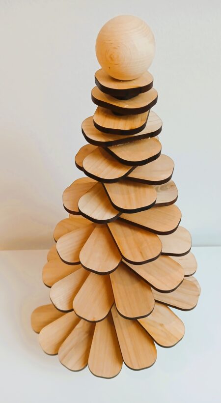 Weihnachtsbaum - Lamellen - Wildkirsche - ca. 50 cm Höhe