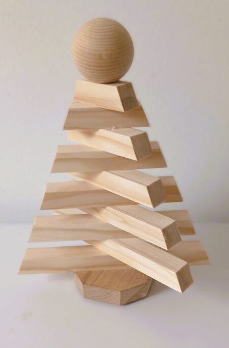 Weihnachtsbaum - Kantholz - Fichte/Weißtanne - ca. 25 cm Höhe