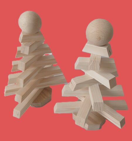 Weihnachtsbaum - Kantholz - Fichte/Weißtanne - ca. 25 cm Höhe – Bild 3