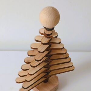 Weihnachtsbaum - Lamellen - Wildkirsche - ca. 25 cm Höhe