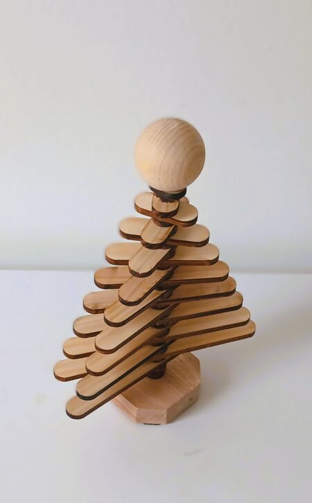 Weihnachtsbaum - Lamellen - Wildkirsche - ca. 25 cm Höhe