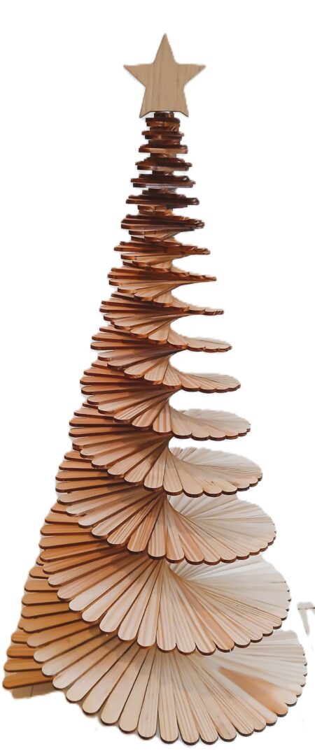 Weihnachtsbaum - Lamellen - Weißtanne/Fichte - ca. 110 cm    DIY – Bild 2