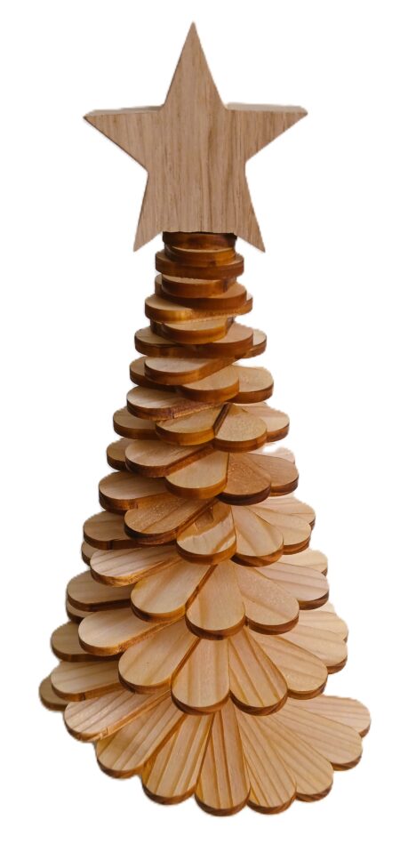 Weihnachtsbaum - Lamellen - Weißtanne/Fichte - ca. 28 cm Höhe