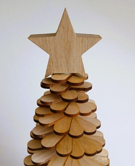 Weihnachtsbaum - Lamellen - Weißtanne/Fichte - ca. 110 cm    DIY – Bild 5