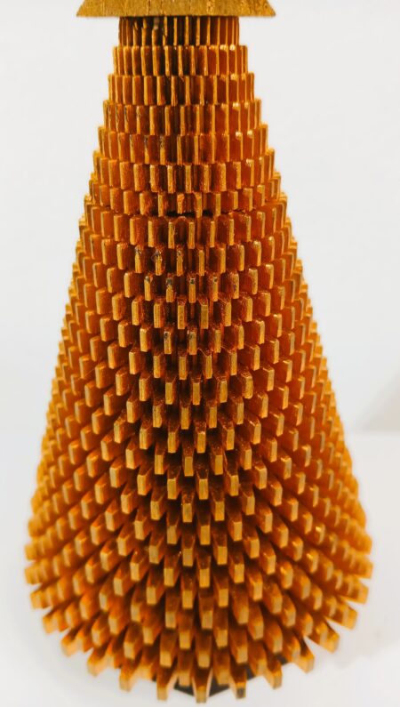 Weihnachtsbaum - Winterlinde plus -     GOLDFARBEN      ca. 18 cm – Bild 3