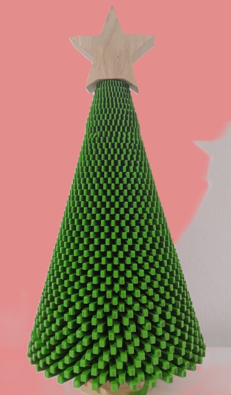 Weihnachtsbaum - Winterlindenholz plus -     GRÜN     ca. 28 cm