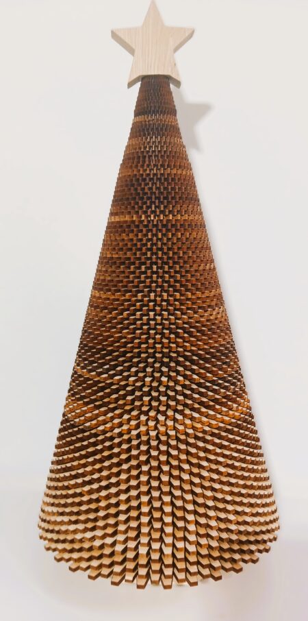 Weihnachtsbaum - Winterlindenholz plus -     Naturfarben     ca. 58 cm