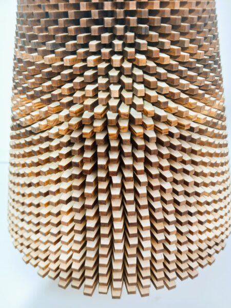 Weihnachtsbaum - Winterlindenholz plus -     Naturfarben     ca. 58 cm – Bild 4