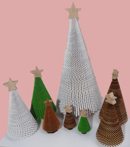 Weihnachtsbaum - Winterlinde plus - Naturfarben       ca. 13 cm – Bild 5